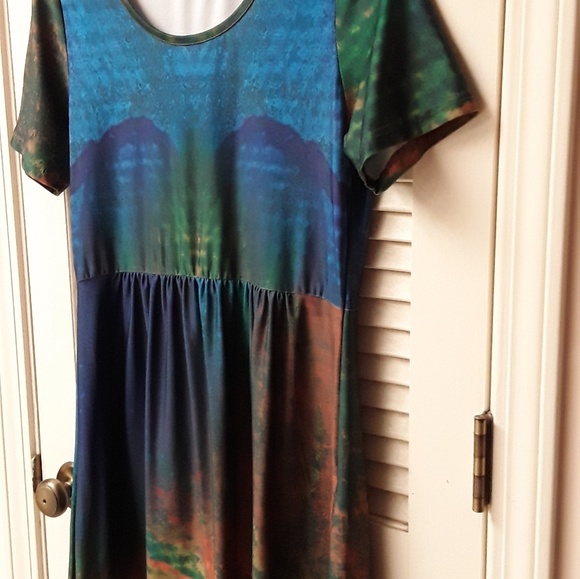 Simply Aster Boho Rave Multicolored Midi Dress - Picture 1 of 8